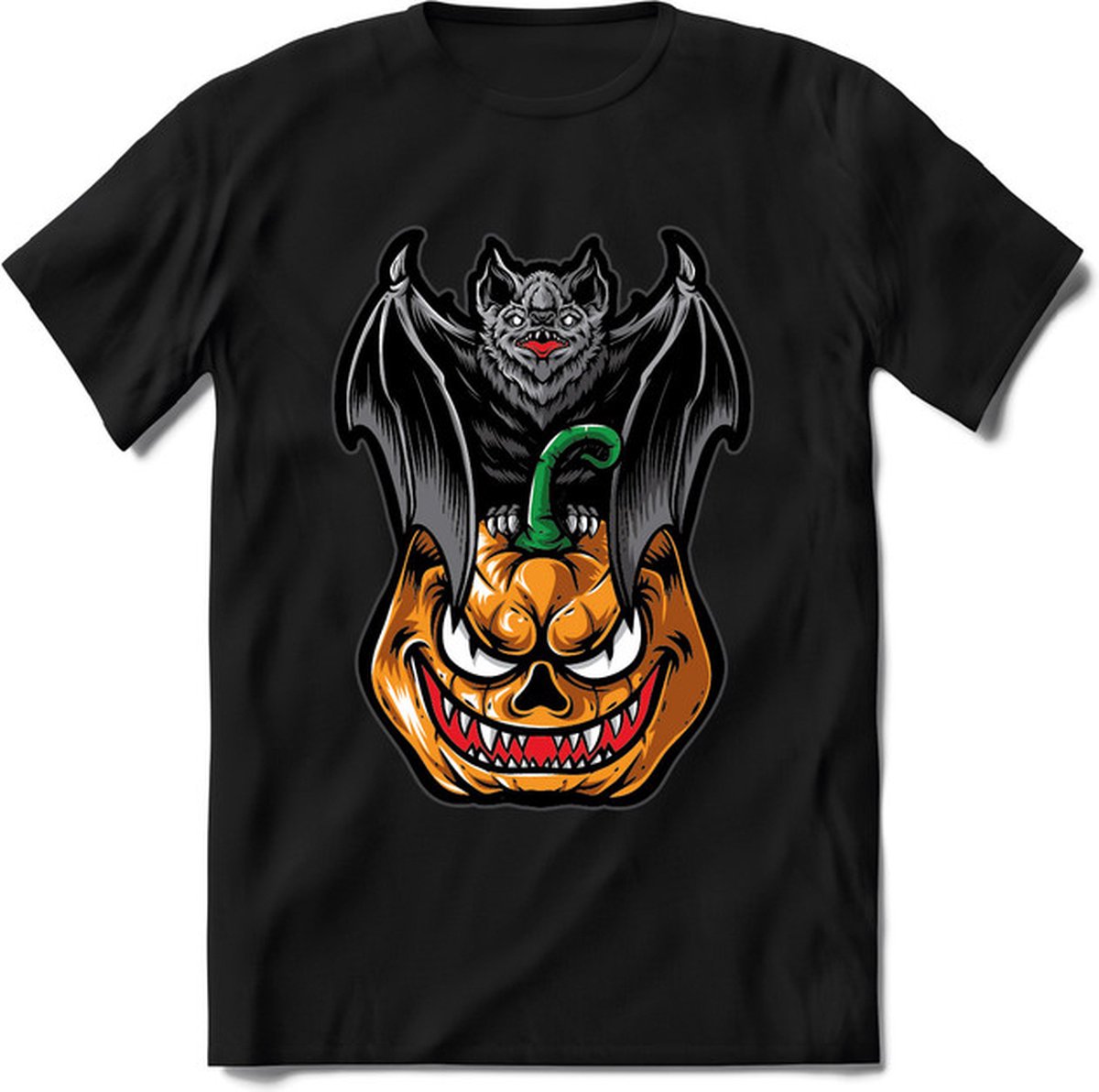 Halloween T-Shirt | Horror  Kleding Heren / Dames | Weerwolf , Monster , Vleermuis en Pompoen  Shirt |